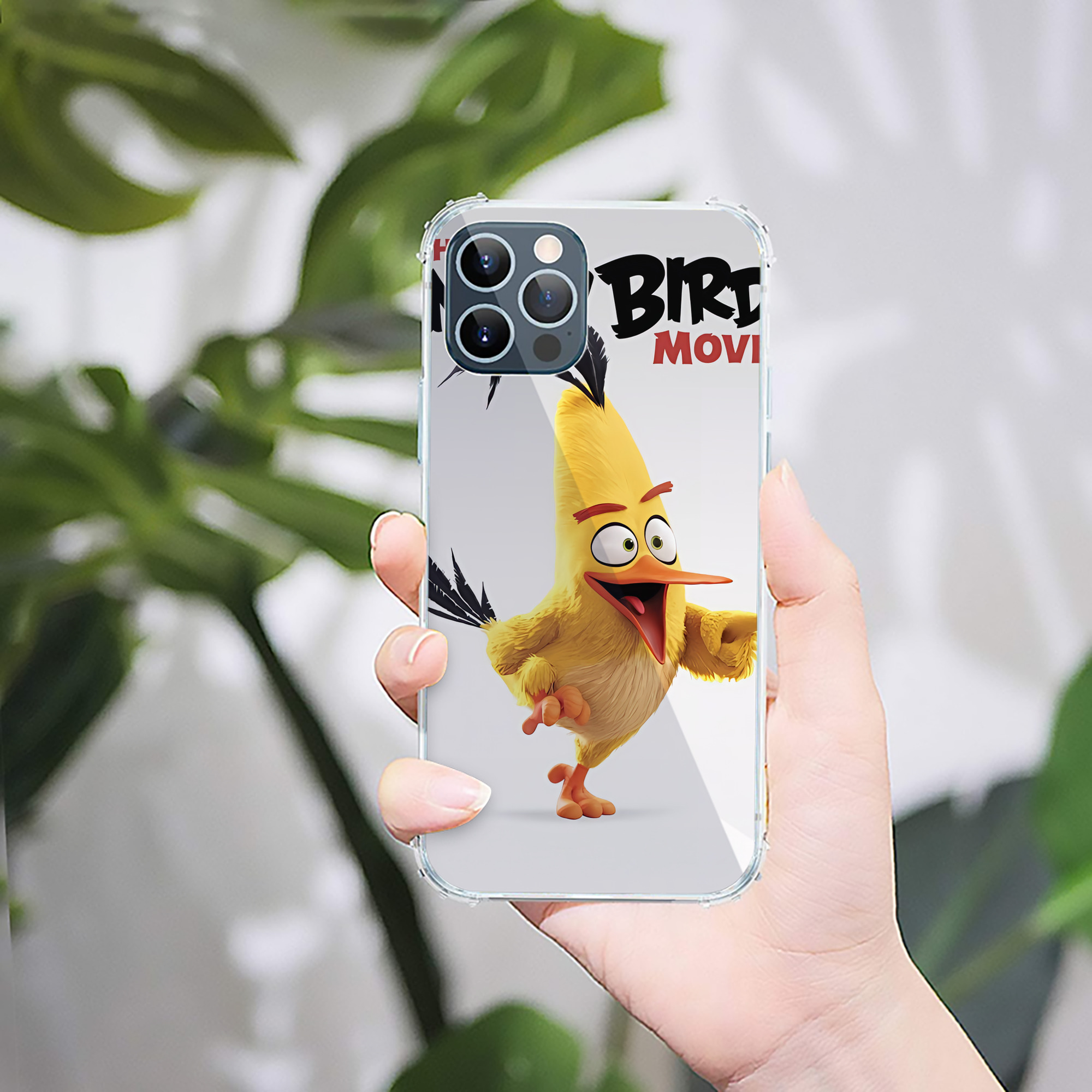 （画像用） Angry Birds アングリーバード 【iPhone 12シリーズ対応】透明スマホケース（クリアソフトケース）